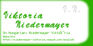 viktoria niedermayer business card
